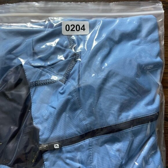 FootJoy Men's Sport 1/2 Zip Performance Golf Windshirt (S) Indigo Blue #28203 - Picture 14 of 14